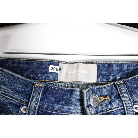 NWOT Everlane 28 Regular The Mid-Way Jean Whisper Blue Non-Stretch $148 2089-A - Picture 6 of 11